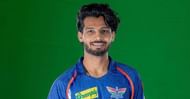 Prerak Mankad in the Lucknow Super Giants photoshoot ahead of IPL 2023 (Image Credits: Prerak Mankad's Instagram)